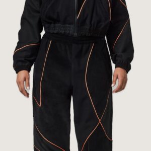 Shattered backboard cropped jacket